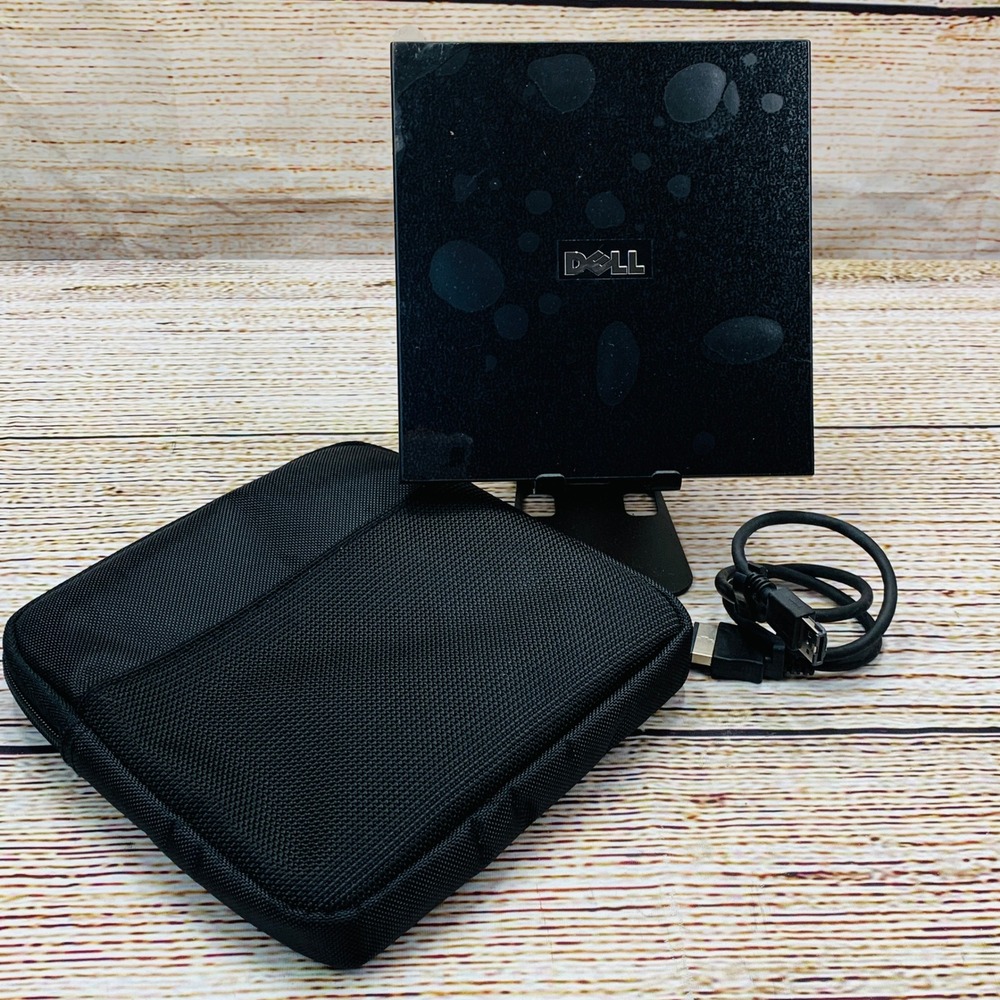 Dell PD02S External Hard Drive HDD Enclosure USB 2.0 with Case & Cable